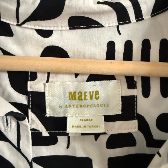 Anthropologie Maeve Bettina 100% cotton Shirt Dress - Picture 3 of 7